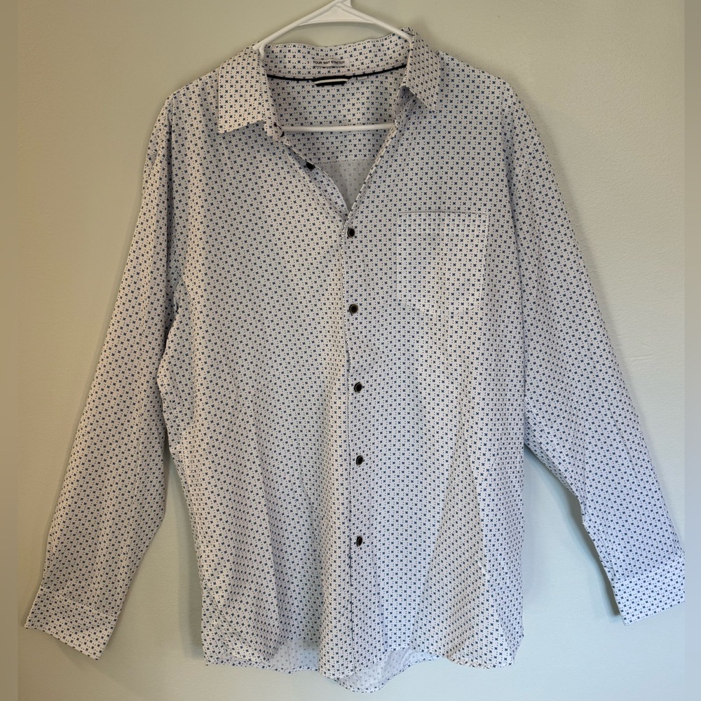 Esabel.C Men's Dress Shirt Size Large